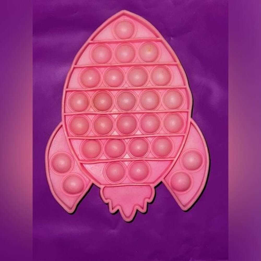 Rocket ship Pop it